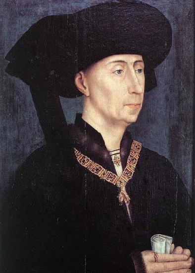 WEYDEN, Rogier van der Portrait of Philip the Good after oil painting image